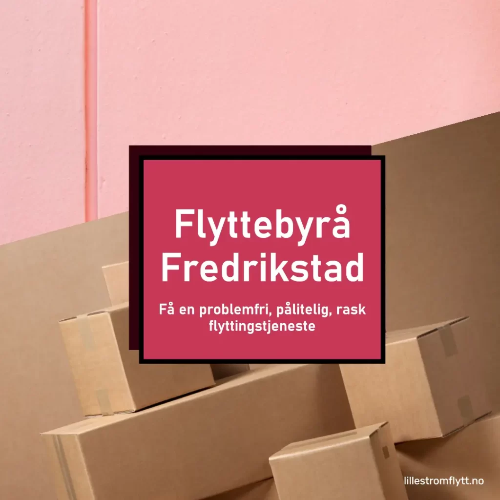 Flyttebyra Fredrikstad bilde